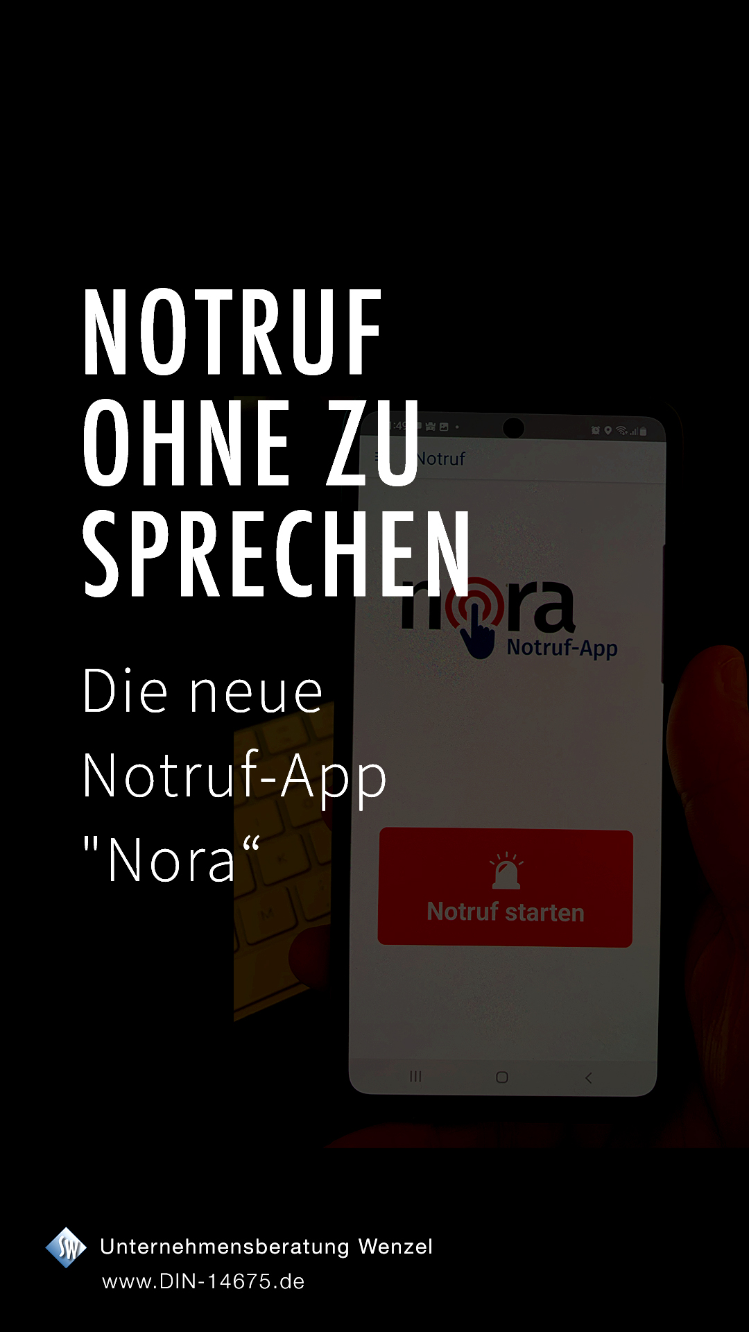 Notruf ohne Sprechen: Die neue Notruf-App "Nora