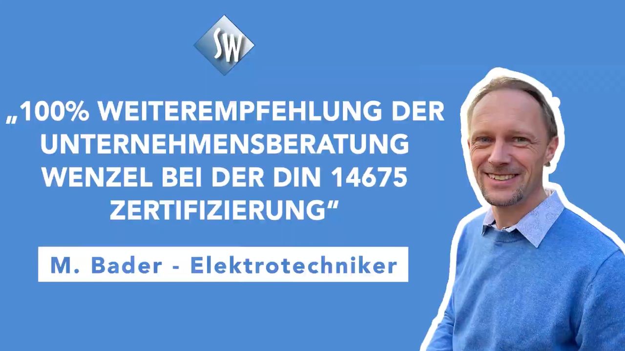 Videovorschau: M. Bader, Elektrotechniker